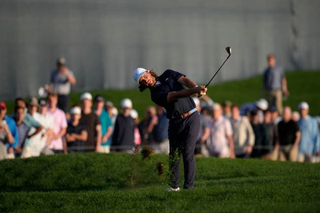 March 13, 2026, Ponte Vedra, Florida, USA: March 13, 2026, Ponte Vedra, Florida.Tommy Fleetwood (England) hits out of the fairway rough on the 18th hole during the second round of The PLAYERS Championship at TPC Sawgrass. Ponte Vedra USA - ZUMAd212 20260313_zsp_d212_057 Copyright: xRichardxDolex