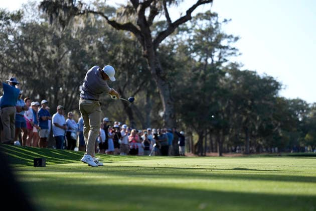 March 13, 2026, Ponte Vedra, Florida, USA: March 13, 2026, Ponte Vedra, Florida.Ludvig Aberg (Sweden) hits a drive on the 14th hole during the second round of The PLAYERS Championship at TPC Sawgrass. Ponte Vedra USA - ZUMAd212 20260313_zsp_d212_058 Copyright: xRichardxDolex