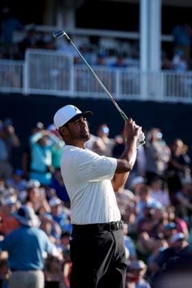 March 13, 2026, Ponte Vedra, Florida, USA: March 13, 2026, Ponte Vedra, Florida.Tony Finau (USA) hits an iron from the 17th tee during the second round of The PLAYERS Championship at TPC Sawgrass. Ponte Vedra USA - ZUMAd212 20260313_zsp_d212_078 Copyright: xRichardxDolex