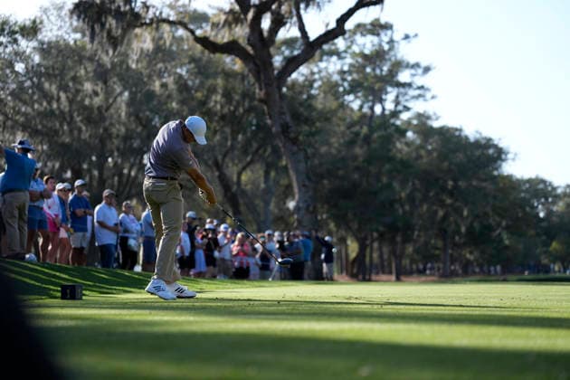 March 13, 2026, Ponte Vedra, Florida, USA: March 13, 2026, Ponte Vedra, Florida.Ludvig Aberg (Sweden) hits a drive on the 14th hole during the second round of The PLAYERS Championship at TPC Sawgrass. Ponte Vedra USA - ZUMAd212 20260313_zsp_d212_085 Copyright: xRichardxDolex