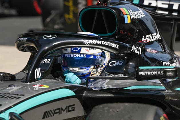 F1 Chinese Grand Prix 2026 - Sprint Race SHANGHAI, CHINA - MARCH 14: George Russell of Mercedes-AMG Petronas Formula One Team wins the Sprint Race at the 2026 Chinese Grand Prix, at the Shanghai International Circuit, in Shanghai, China, on March 14, 2026. Shanghai China  Copyright: xArturxWidakx originalFilename:widak-f1chines260314_npRFh.jpg