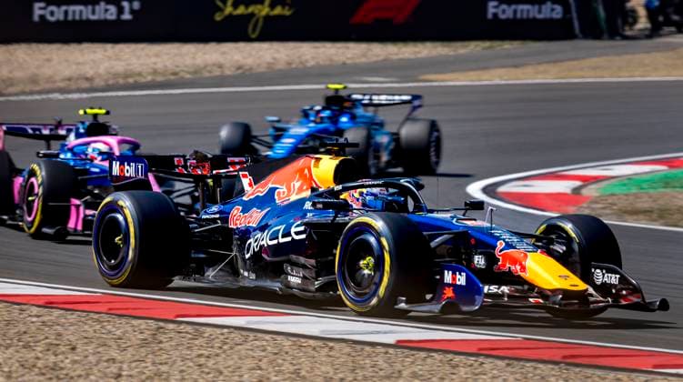SHANGHAI Formula 1 driver Max Verstappen of Oracle Red Bull Racing during the Formula 1 China Shanghai sprint race at the Shanghai International Circuit on March 14, 2025 in Shanghai, China Photo by DeFodi Images
