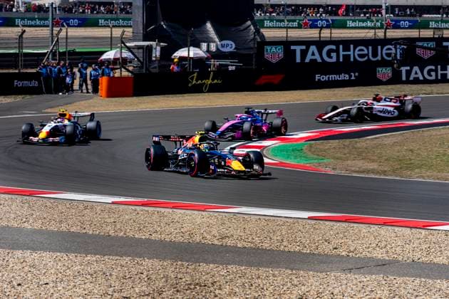 SHANGHAI Formula 1 driver Isack Hadjar of Oracle Red Bull Racing during the Formula 1 China Shanghai sprint race at the Shanghai International Circuit on March 14, 2025 in Shanghai, China Photo by DeFodi Images