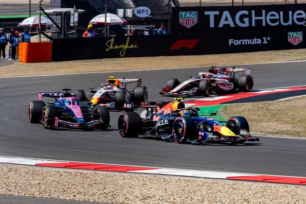 SHANGHAI Formula 1 driver Isack Hadjar of Oracle Red Bull Racing during the Formula 1 China Shanghai sprint race at the Shanghai International Circuit on March 14, 2025 in Shanghai, China Photo by DeFodi Images