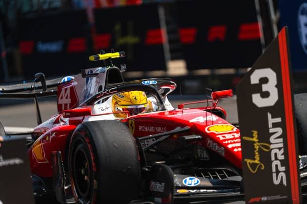 Formula 1 Heineken Chinese Grand Prix 2026 Levi Erb OVERTAKE MAXPPP - Shanghai 14 03 2026 44 HAMILTON Lewis (gbr), Scuderia Ferrari HP, action at the Formula 1 Heineken Chinese Grand Prix 2026, the 2nd round of the 2026 FIA Formula 1 World Championship, WM, Weltmeisterschaft at the Shanghai International Circuit in Shanghai, China, from 12 to 15 March 2026 Shanghai Shanghai International Circuit China  Copyright: xOVERTAKE MAXPPPxLevixErbx OVT202603145331 OVT202603145331