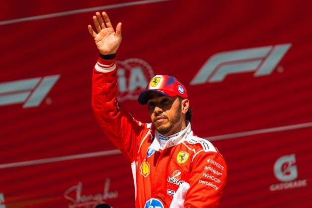 Formula 1 Heineken Chinese Grand Prix 2026 Levi Erb OVERTAKE MAXPPP - Shanghai 14 03 2026 44 HAMILTON Lewis (gbr), Scuderia Ferrari HP, portrait at the Formula 1 Heineken Chinese Grand Prix 2026, the 2nd round of the 2026 FIA Formula 1 World Championship, WM, Weltmeisterschaft at the Shanghai International Circuit in Shanghai, China, from 12 to 15 March 2026 Shanghai Shanghai International Circuit China  Copyright: xOVERTAKE MAXPPPxLevixErbx OVT202603145340 OVT202603145340
