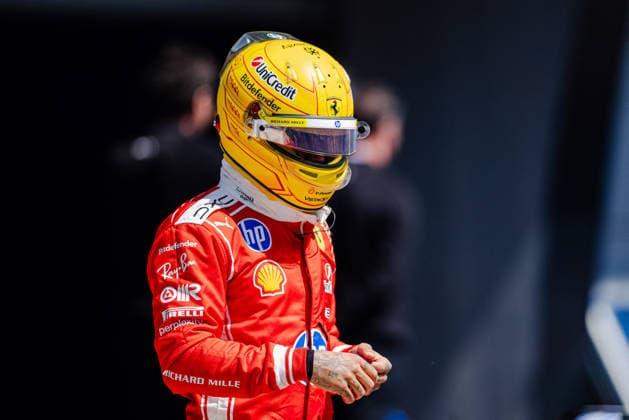 Shanghai Formula 1 Chinese Grand Prix - Sprint Day LEWIS HAMILTON (GBR) of Scuderia Ferrari HP 44 SPRINT PARCE FERME on Saturday during the 2026 Formula 1 Heineken Chinese Grand Prix at the Shanghai Audi International Circuit on March 14, 2026. Photo by Tan Jun Da ABACAPRESS.COM Shanghai China  Copyright: xJunxDaxTan ABACAx