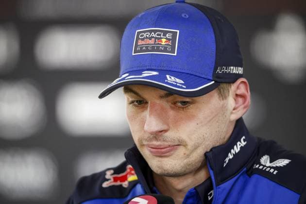 SHANGHAI - Max Verstappen (Oracle Red Bull Racing) after qualifying at the Shanghai International Circuit ahead of the Chinese Grand Prix. SANDER KONING ANP xVIxANPxSportx xxANPxIVx 553282168 originalFilename: 553282168.jpg