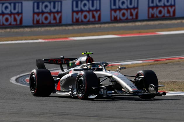 CHINA-MOTORSPORTS F1-SHANGHAI Audi driver 5 Gabriel Bortoleto in action during Qualifying in the F1 Chinese Grand Prix at Shanghai International Circuit, Shanghai, China, March 14, 2026. NEXPHER Peter Li SHANGHAI