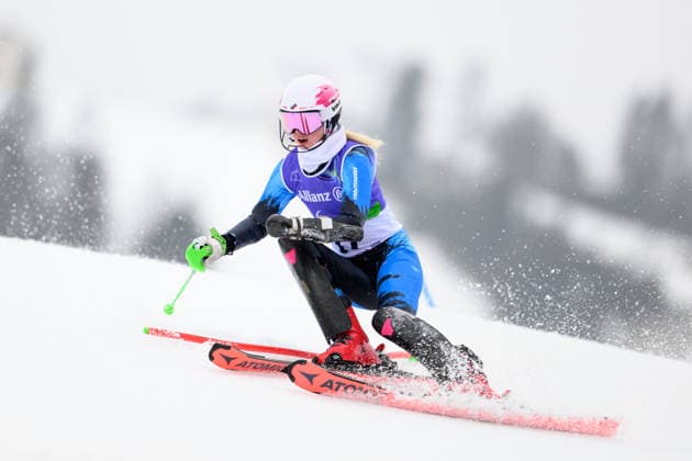 260314 Varvara Voronchikhina of Russia competes in the women™s para alpine skiing slalom during day 8 of the Milano Cortina 2026 Winter Paralympic Games on March 14, 2026 in Cortina. Photo: Maxim Thore BILDBYRAN kod MT MT1026 alpint alpine skiing paralympic games paralympics paralympiska spel paralympiske leker vinter-paralympics winter paralympics milano cortina 2026 milano cortina 2026 winter paralympic games 8 bbeng slalom ryssland russia *** 260314 Varvara Voronchikhina of Russia competes in the women™s para alpine skiing slalom during day 8 of the Milano Cortina 2026 Winter Paralympic Games on March 14, 2026 in Cortina Photo Maxim Thore BILDBYRAN code MT MT1026 alpint alpine skiing paralympic games paralympiska spelen paralympiske leker vinter paralympics winter paralympics milano cortina 2026 milano cortina 2026 winter paralympic games 8 bbeng slalom ryssland russia  Copyright: MAXIMxTHORE BB260314MT007