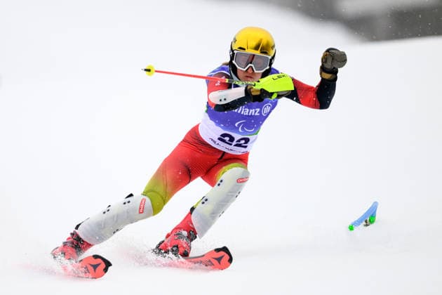 260314 Anna-Maria Rieder of Germany competes in the women™s para alpine skiing slalom during day 8 of the Milano Cortina 2026 Winter Paralympic Games on March 14, 2026 in Cortina. Photo: Maxim Thore BILDBYRAN kod MT MT1026 alpint alpine skiing paralympic games paralympics paralympiska spel paralympiske leker vinter-paralympics winter paralympics milano cortina 2026 milano cortina 2026 winter paralympic games 8 bbeng slalom tyskland germany *** 260314 Anna Maria Rieder of Germany competes in the women™s para alpine skiing slalom during day 8 of the Milano Cortina 2026 Winter Paralympic Games on March 14, 2026 in Cortina Photo Maxim Thore BILDBYRAN kod MT MT1026 alpint alpine skiing paralympic games paralympiska spel paralympiske leker vinter paralympics winter paralympics milano cortina 2026 milano cortina 2026 winter paralympic games 8 bbeng slalom tyskland germany  Copyright: MAXIMxTHORE BB260314MT009