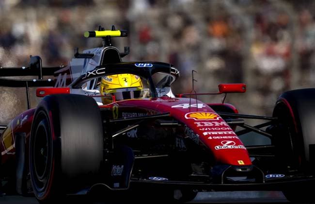 SHANGHAI - Lewis Hamilton (Ferrari) in action during qualifying at the Shanghai International Circuit ahead of the Chinese Grand Prix. SANDER KONING ANP xVIxANPxSportx xxANPxIVx 553283530 originalFilename: 553283530.jpg
