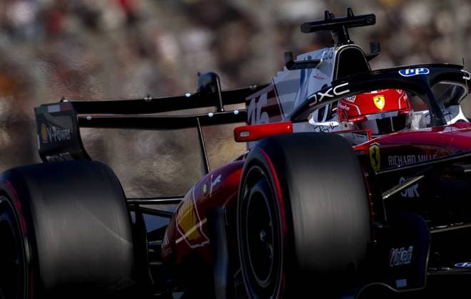 SHANGHAI - Charles Leclerc (Ferrari) in action during qualifying at the Shanghai International Circuit ahead of the Chinese Grand Prix. SANDER KONING ANP xVIxANPxSportx xxANPxIVx 553283555 originalFilename: 553283555.jpg