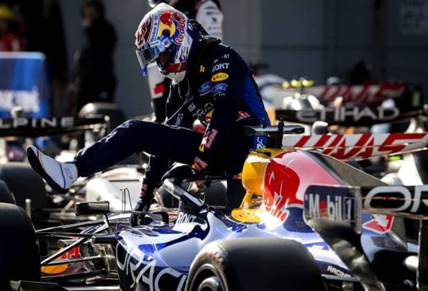 SHANGHAI - Max Verstappen (Red Bull Racing) after qualifying at the Shanghai International Circuit ahead of the Chinese Grand Prix. SANDER KONING ANP xVIxANPxSportx xxANPxIVx 553283803 originalFilename: 553283803.jpg