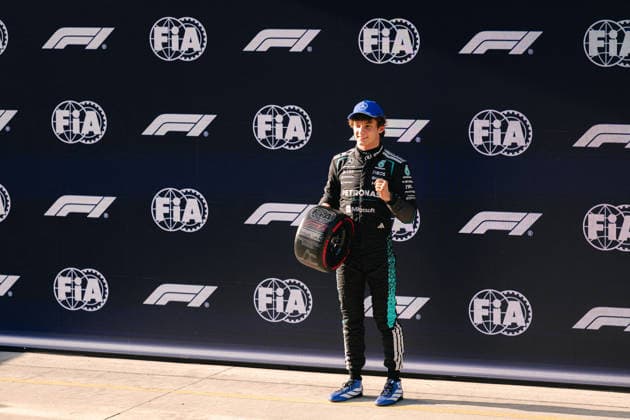 Shanghai Formula 1 Chinese Grand Prix - Qualification ANDREA KIMI ANTONELLI (ITA) of Mercedes-AMG PETRONAS Formula One Team 12 after becoming the youngest Pole Sitter in Formula1 history on Saturday during the 2026 Formula 1 Heineken Chinese Grand Prix at the Shanghai Audi International Circuit on March 14, 2026. Photo by Antoine Lapeyre ABACAPRESS.COM Shanghai China  Copyright: xLapeyrexAntoine ABACAx