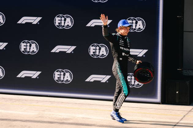 Shanghai Formula 1 Chinese Grand Prix - Qualification ANDREA KIMI ANTONELLI (ITA) of Mercedes-AMG PETRONAS Formula One Team 12 after becoming the youngest Pole Sitter in Formula1 history on Saturday during the 2026 Formula 1 Heineken Chinese Grand Prix at the Shanghai Audi International Circuit on March 14, 2026. Photo by Antoine Lapeyre ABACAPRESS.COM Shanghai China  Copyright: xLapeyrexAntoine ABACAx