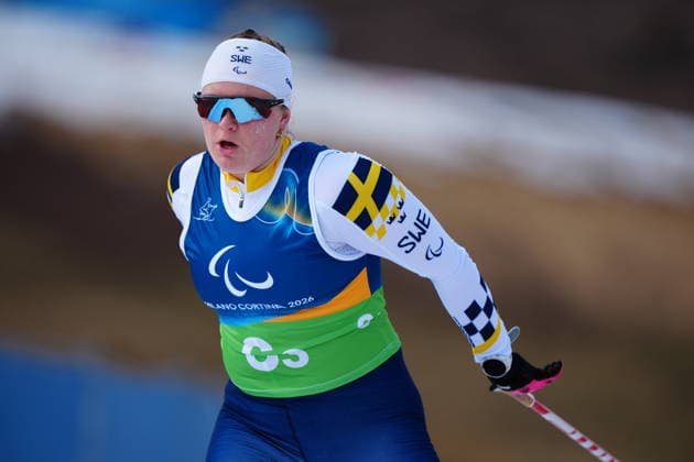 VAL DI FIEMME, ITALY 20260314 Sweden s Arnt-Christian Furuberg during Saturday s 4 x 2.5 km Mixed Relay cross-country skiing at the Paralympics, at the Tesero Cross-Country Skiing Stadium in Val di Fiemme, Italy. *** The image is included in the SPORTS PACKAGE. For others PAYMENT IMAGE *** VAL DI FIEMME ITALY x10500x *** VAL DI FIEMME, ITALY 20260314 Sweden s Arnt Christian Furuberg during Saturday s 4 x 2 5 km Mixed Relay cross country skiing at the Paralympics, at the Tesero Cross Country Skiing Stadium in Val di Fiemme, Italy The image is included in the SPORTS PACKAGE For others PAYMENT IMAGE VAL DI FIEMME ITALY x10500x  Copyright: xOscarxOlsson ParasportxSverigex TTx PARALYMPICS 2026 CROSS-COUNTRY SKIING MIXED RELAY