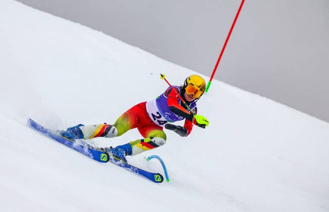 Milano Cortina 2026 Paralympic Winter games, Winterspiele,Spiele, Summer games - Para Alpine Skiing Andrea Rothfuss von Team Deutschland beim Para Alpine Skiing Slalom der Frauen bei Milano Cortina 2026 Paralympic Winter Games am 14.03.2026 *** Milano Cortina 2026 Paralympic Winter Games Para Alpine Skiing Andrea Rothfuss from Team Germany in the womens Para Alpine Skiing Slalom at Milano Cortina 2026 Paralympic Winter Games on 14 03 2026 Copyright: xBEAUTIFULxSPORTS MarcusxHartmannx