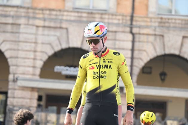 14-03-2026 Tirreno - Adriatico; Tappa 06 San Severino Marche - Camerino; 2026, Visma - Lease A Bike; Van Aert, Wout; San Severino Marche; 