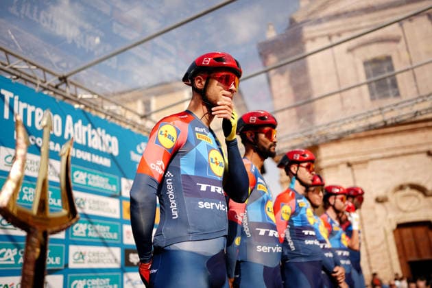 Milan Jonathan Of Lidl-Trek during the 188-kilometer Stage 6 of the Tirreno-Adriatico cycling race from San Severino Marche to Camerino - Italy - Saturday, March 14, 2026. - cycling.  Copyright: xMassimoxPaolone LaPressex