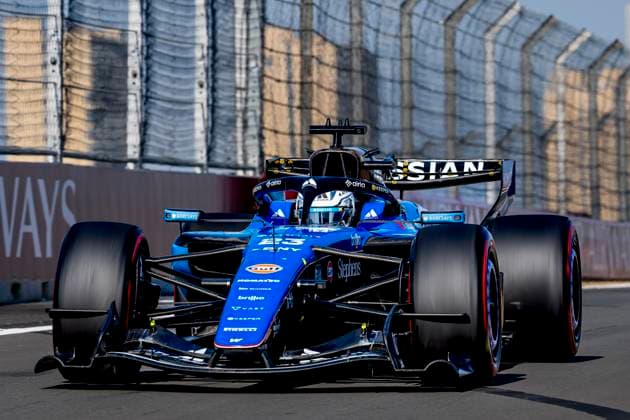 SHANGHAI Formula 1 driver Alexander Albon of Atlassian Williams F1 Team during the Formula 1 China Shanghai qualifying at the Shanghai International Circuit on March 14, 2025 in Shanghai, China Photo by DeFodi Images