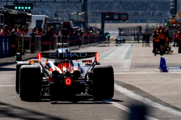 SHANGHAI Formula 1 driver Lando Norris of McLaren Mastercard Formula 1 Team during the Formula 1 China Shanghai qualifying at the Shanghai International Circuit on March 14, 2025 in Shanghai, China Photo by DeFodi Images