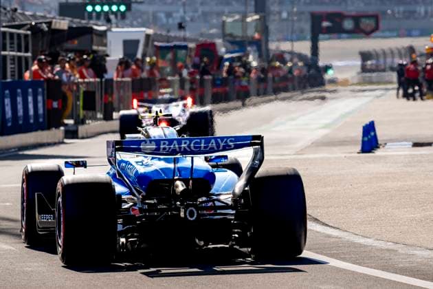 SHANGHAI Formula 1 driver Alexander Albon of Atlassian Williams F1 Team during the Formula 1 China Shanghai qualifying at the Shanghai International Circuit on March 14, 2025 in Shanghai, China Photo by DeFodi Images