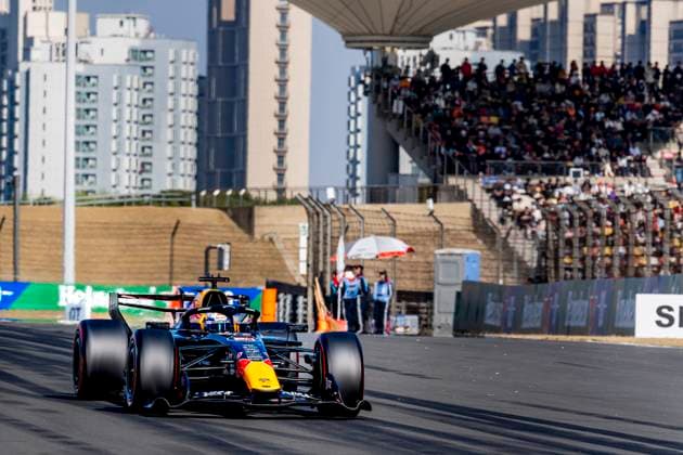 SHANGHAI Formula 1 driver Max Verstappen of Oracle Red Bull Racing during the Formula 1 China Shanghai qualifying at the Shanghai International Circuit on March 14, 2025 in Shanghai, China Photo by DeFodi Images