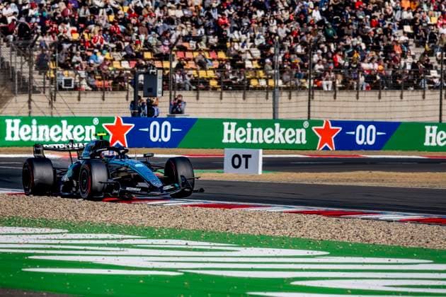 SHANGHAI Formula 1 driver Kimi Antonelli of Mercedes AMG Petronas Formula One Team during the Formula 1 China Shanghai qualifying at the Shanghai International Circuit on March 14, 2025 in Shanghai, China Photo by DeFodi Images