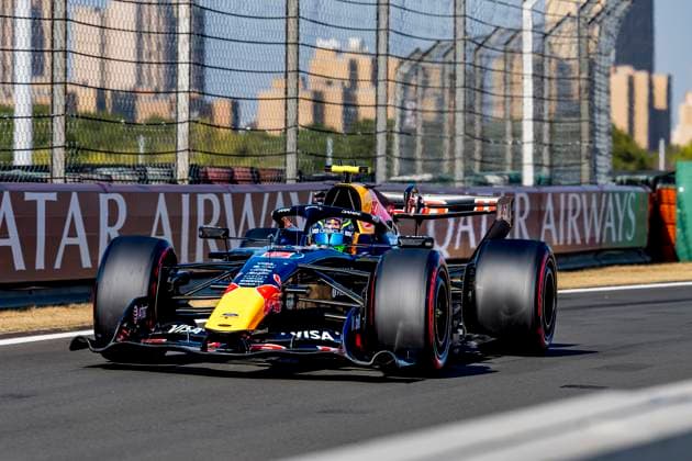 SHANGHAI Formula 1 driver Isack Hadjar of Oracle Red Bull Racing during the Formula 1 China Shanghai qualifying at the Shanghai International Circuit on March 14, 2025 in Shanghai, China Photo by DeFodi Images