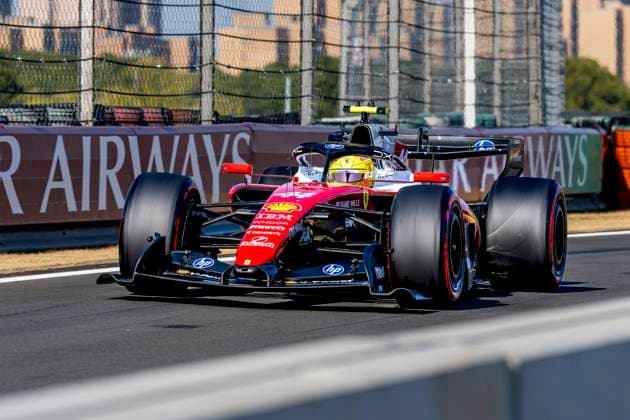 SHANGHAI Formula 1 driver Lewis Hamilton of Scuderia Ferrari HP during the Formula 1 China Shanghai qualifying at the Shanghai International Circuit on March 14, 2025 in Shanghai, China Photo by DeFodi Images