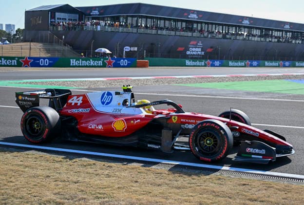 (260314) -- SHANGHAI, March 14, 2026 -- Ferrari s Lewis Hamilton of Britain competes during the Qualifying of Formula One Chinese Grand Prix at Shanghai International Circuit in Shanghai, China, March 14, 2026. ) (SP)CHINA-SHANGHAI-F1-GRAND PRIX 2026-QUALIFYING(CN) ChenxHaoming 