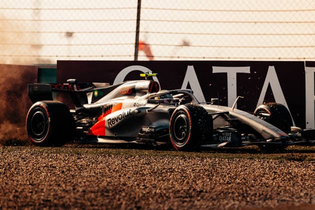 Formula 1 ChineseGrand Prix 2026 Gabriel Bortoleto (Revolut Audi F1 Team, 05) in the gravel during qualifying at the Chinese GP 2026 14 03 2026
