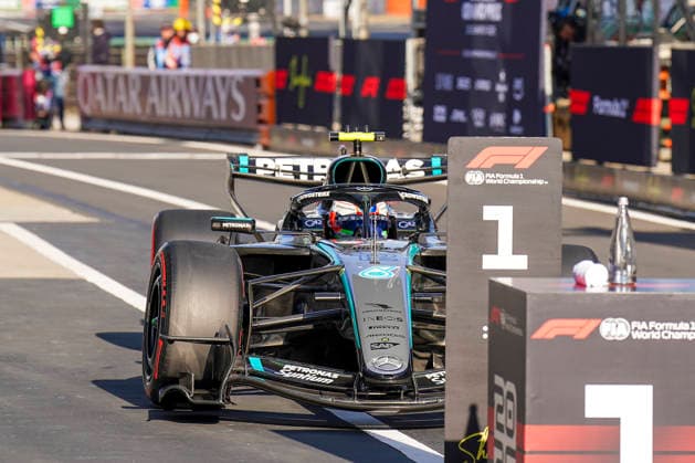 FORMULA ONE CHINESE GRAND PRIX 2026 Kimi Antonelli 12 (ITA) Mercedes takes pole in qualifying during the Formula 1 Heineken Chinese Grand Prix 2026, 2nd round of the 2026 Formula One World Championship, WM, Weltmeisterschaft from March 13 to 15, 2026 at the Shanghai International Circuit, Shanghai, China. Credit: Robbie Hoad Every Second Media Editorial use only. All images are copyright Every Second Media Limited. No images may be reproduced without prior permission. Copyright: xIMAGO EveryxSecondxMediax ESM-1853-0252 RobbiexHoadx xEveryxSecondxMediax
