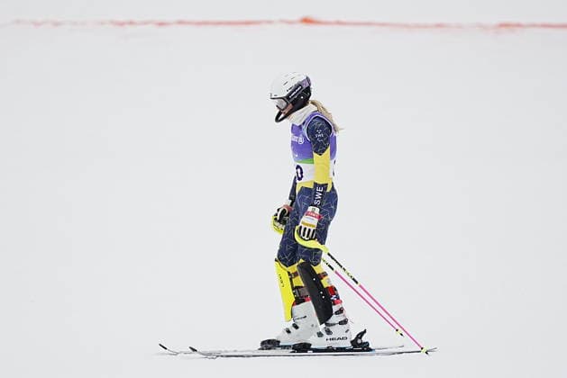 CORTINA, ITALY 20260314 Ebba Arsjö, Sweden, skied in the second run of Saturday s slalom (women s standing) in the Paralympics at Tofane Alpine Skiiing Center, Cortina. *** The image is included in the SPORTS PACKAGE. For others PAYMENT IMAGE *** CORTINA ITALY x9200x *** CORTINA, ITALY 20260314 Ebba Arsjö, Sweden, skied in the second run of Saturday s slalom women s standing in the Paralympics at Tofane Alpine Skiiing Center, Cortina The image is included in the SPORTS PACKAGE For others PAYMENT IMAGE CORTINA ITALY x9200x  Copyright: xBjörnxLarssonxRosvall TTx PARALYMPICS 2026 LADIES SLALOM
