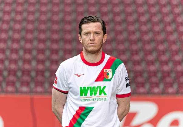 Michael Gregoritsch FC Augsburg 1907 1 BL, portrait date 2025 2026,