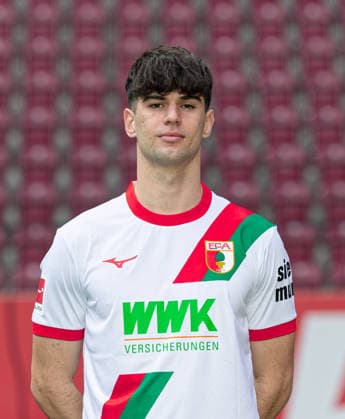 Rodrigo Ribeiro FC Augsburg 1907 1 BL, portrait date 2025 2026,