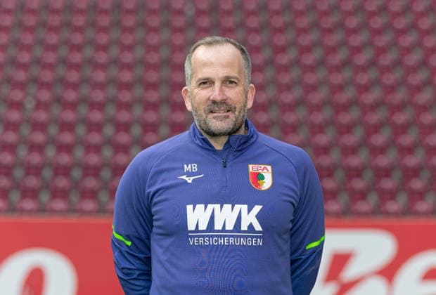 Manuel Baum FC Augsburg 1907 1 BL, portrait date 2025 2026,