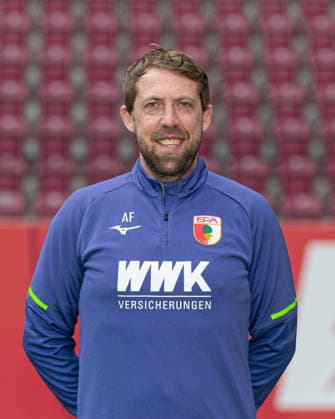 Alexander Frankenberger FC Augsburg 1907 1 BL, portrait date 2025 2026,