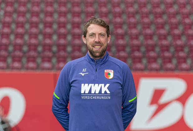 Alexander Frankenberger FC Augsburg 1907 1 BL, portrait date 2025 2026,