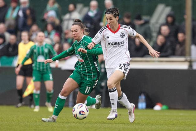 Football, Women, 1. BL, SV Werder Bremen - Eintracht Frankfurt