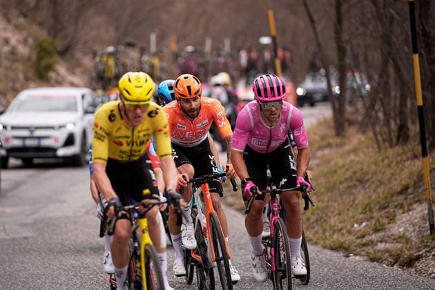 Ganna Filippo Of Ineos Grenadiers during the 188-kilometer Stage 6 of the Tirreno-Adriatico cycling race from San Severino Marche to Camerino - Italy - Saturday, March 14, 2026. - cycling.  Copyright: xMarcoxAlpozzi LaPressex