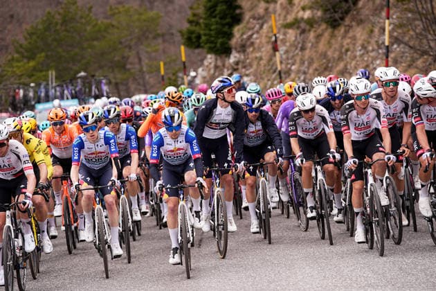 Pellizzari Giulio Of Red Bull - Bora - Hansgrohe during the 188-kilometer Stage 6 of the Tirreno-Adriatico cycling race from San Severino Marche to Camerino - Italy - Saturday, March 14, 2026. - cycling.  Copyright: xMarcoxAlpozzi LaPressex