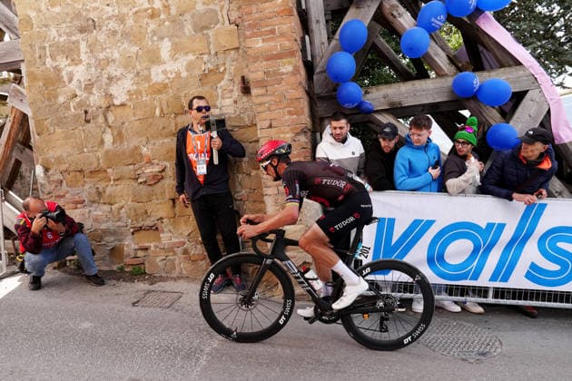Alaphilippe Julian Of Tudor Pro Cycling Team during the 188-kilometer Stage 6 of the Tirreno-Adriatico cycling race from San Severino Marche to Camerino - Italy - Saturday, March 14, 2026. - cycling.  Copyright: xMarcoxAlpozzi LaPressex