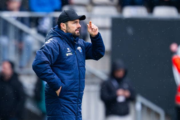 14 03 2026 Soccer, 2025 2026, 2 Bundesliga, Matchday 26, DSC Arminia Bielefeld SC Paderborn 07 Ralf Kettemann Coach Paderborn DFL REGULATIONS PROHIBIT ANY USE OF PHOTOGRAPHS AS IMAGE SEQUENCES AND OR QUASI VIDEO