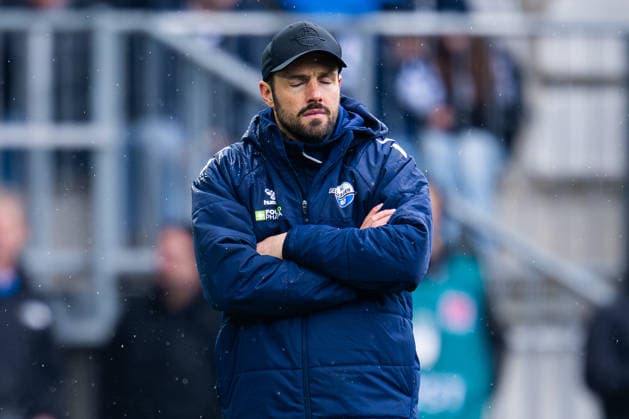 14 03 2026 Soccer, 2025 2026, 2 Bundesliga, Matchday 26, DSC Arminia Bielefeld SC Paderborn 07 Ralf Kettemann Coach Paderborn DFL REGULATIONS PROHIBIT ANY USE OF PHOTOGRAPHS AS IMAGE SEQUENCES AND OR QUASI VIDEO
