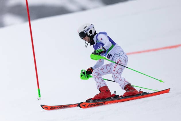 Para Alpine Skiing - Milano Cortina 2026 Winter Paralympic Games: Day 8 Viktoria Balazova (SVK) and guide Alica Jakubekova participate in the Women s Para Alpine Skiing Slalom on day eight of the Milano Cortina 2026 Winter Paralympic Games at Tofane Alpine Skiing Centre in Cortina d Ampezzo, Italy, on March 14, 2026. Cortina d Ampezzo Italy  Copyright: xMauroxUjettox originalFilename:ujetto-paraalpi260314_npdwK.jpg