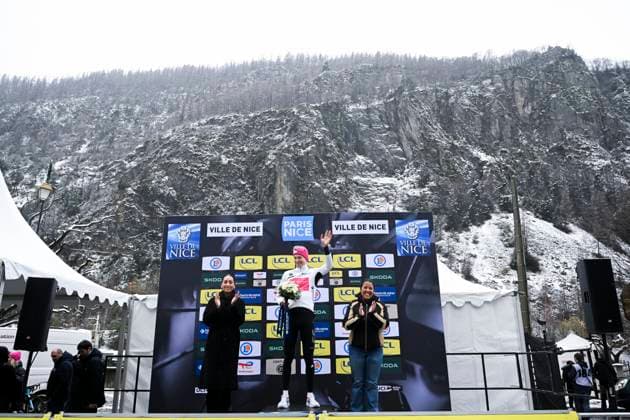 Paris Nice 2026 Stage 7 AURON, FRANCE - MARCH 14 : Steinhauser Georg (GER) of EF Education EasyPost during stage 7 of the 84th edition of Paris - Nice an UCI World Tour 2.UWT cycling road race stage for Men Elite of 138.7 km with start in Nice and finish in Auron on March 14, 2026 in Auron, France, 14 03 2026 ( Motordriver Guy De Vuyst - Auron France  Copyright: xNicoxVereeckenx