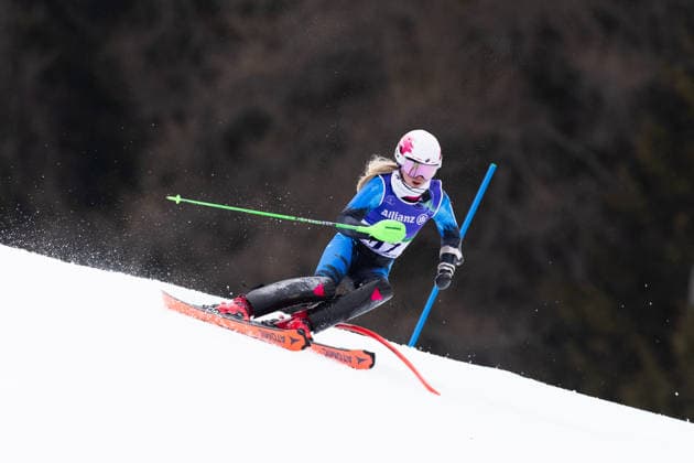 Para Alpine Skiing - Milano Cortina 2026 Winter Paralympic Games Day 8 Varvara Voronchikhina of Russia competes in the Women s Para Alpine Skiing Slalom in Cortina d Ampezzo, Italy, on March 14, 2026. The Russian Federation secures another gold medal during the eighth day of the Milano Cortina 2026 Winter Paralympic Games. The event takes place at the Tofane Alpine Skiing Centre. Cortina d Ampezzo Italy  Copyright: xMauroxUjettox originalFilename:ujetto-paraalpi260314_npX2k.jpg