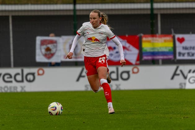 Germany, Google Pixel Womens Bundesliga, Season 2025 2026, Matchday 20, Training Center Cottaweg, RB Leipzig vs 1 FC Union Berlin, Dudek Nikoline RB Leipzig, 24 Copyright: xMichellexLukax